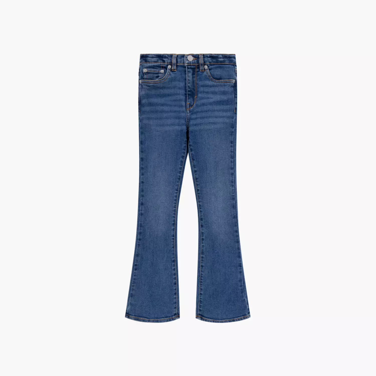 Джинсы-клеш 726 с высокой посадкой для больших девочек 7–16 лет Levi's, цвет Double Talk - Dark Wash — фото 4