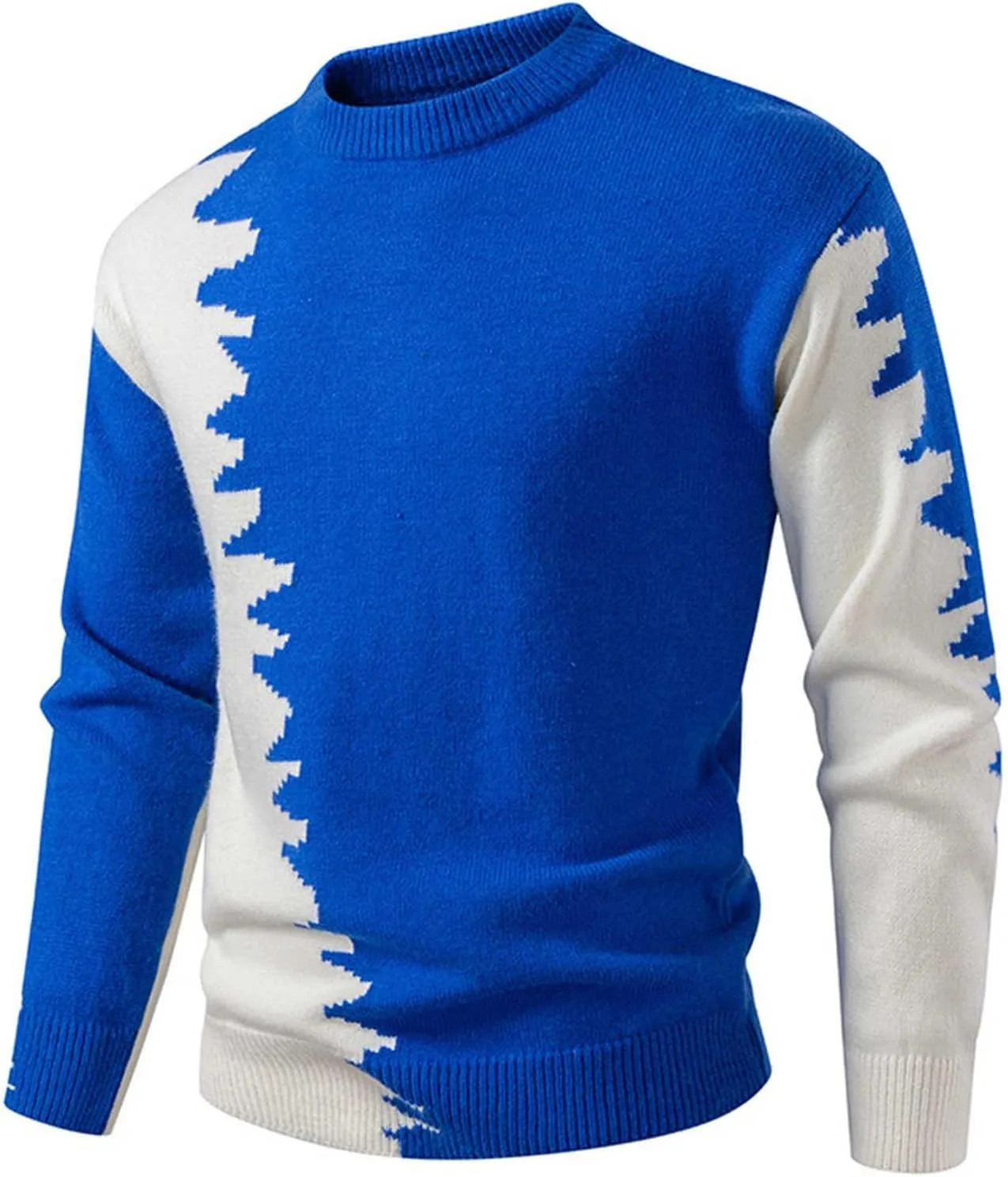 

Свитер мужской Colorblock с воротником Mock Neck Xiaojmake