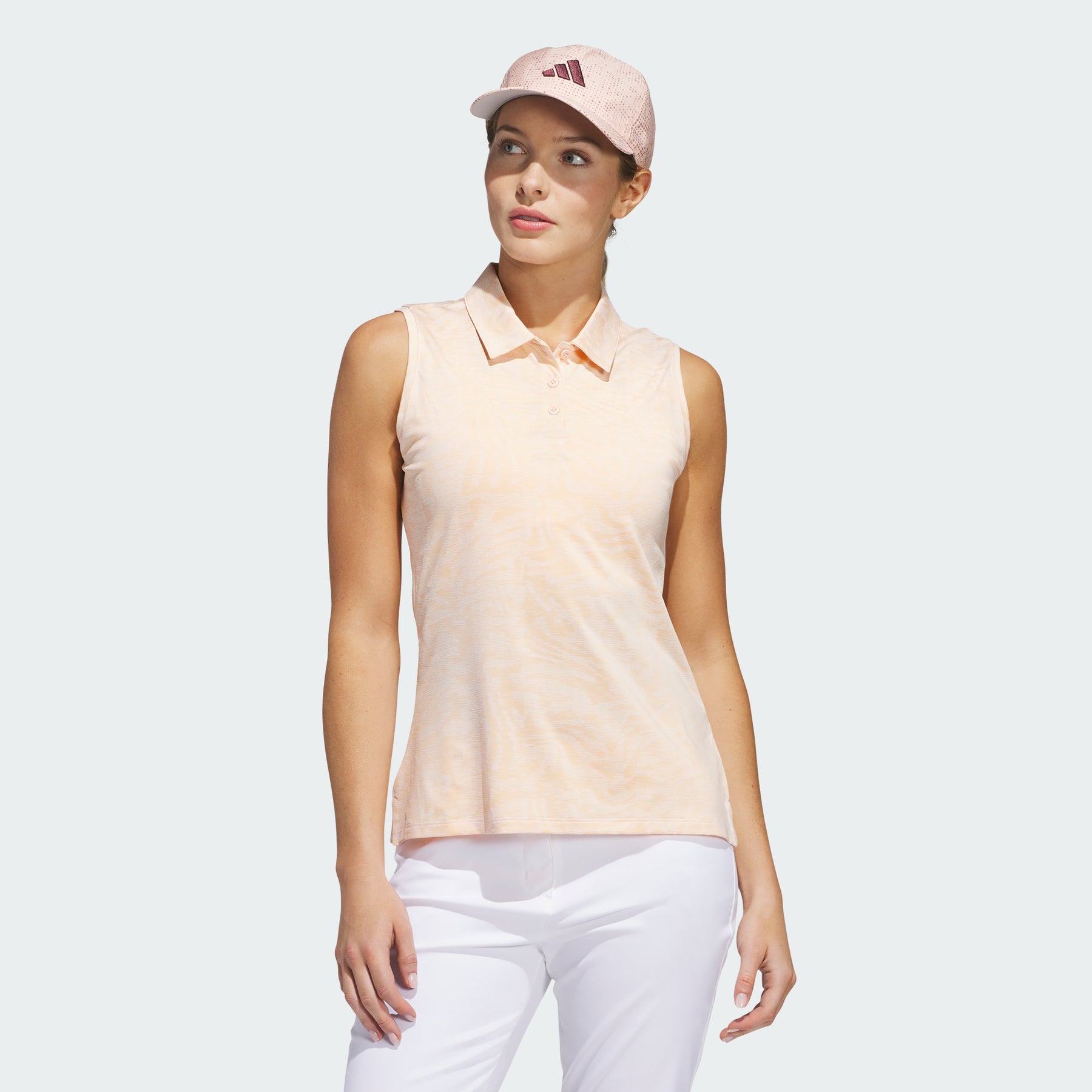 

Рубашка-Поло Ultimate365 из жаккарда Adidas, powder coral