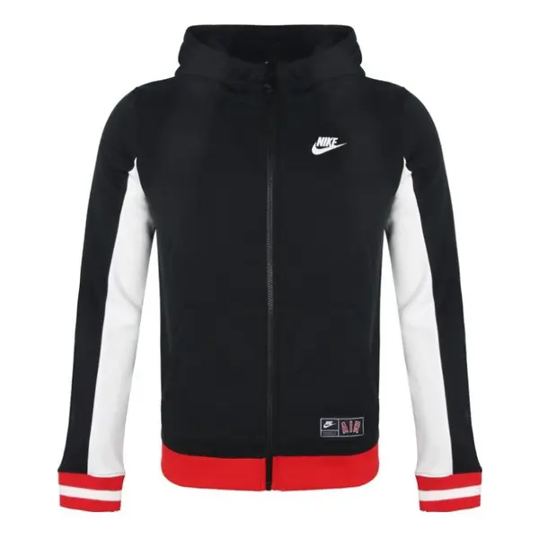 

Толстовка (PS) Nike JR Sportswear Air sweatshirt 'Black Red White', черный