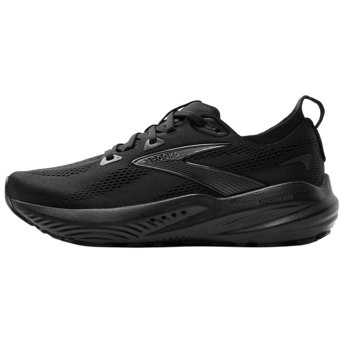 

Brooks Кроссовки Glycerin GTS с низким верхом, противоскользящие, износостойкие, для бега на длинные дистанции, мужские, черные