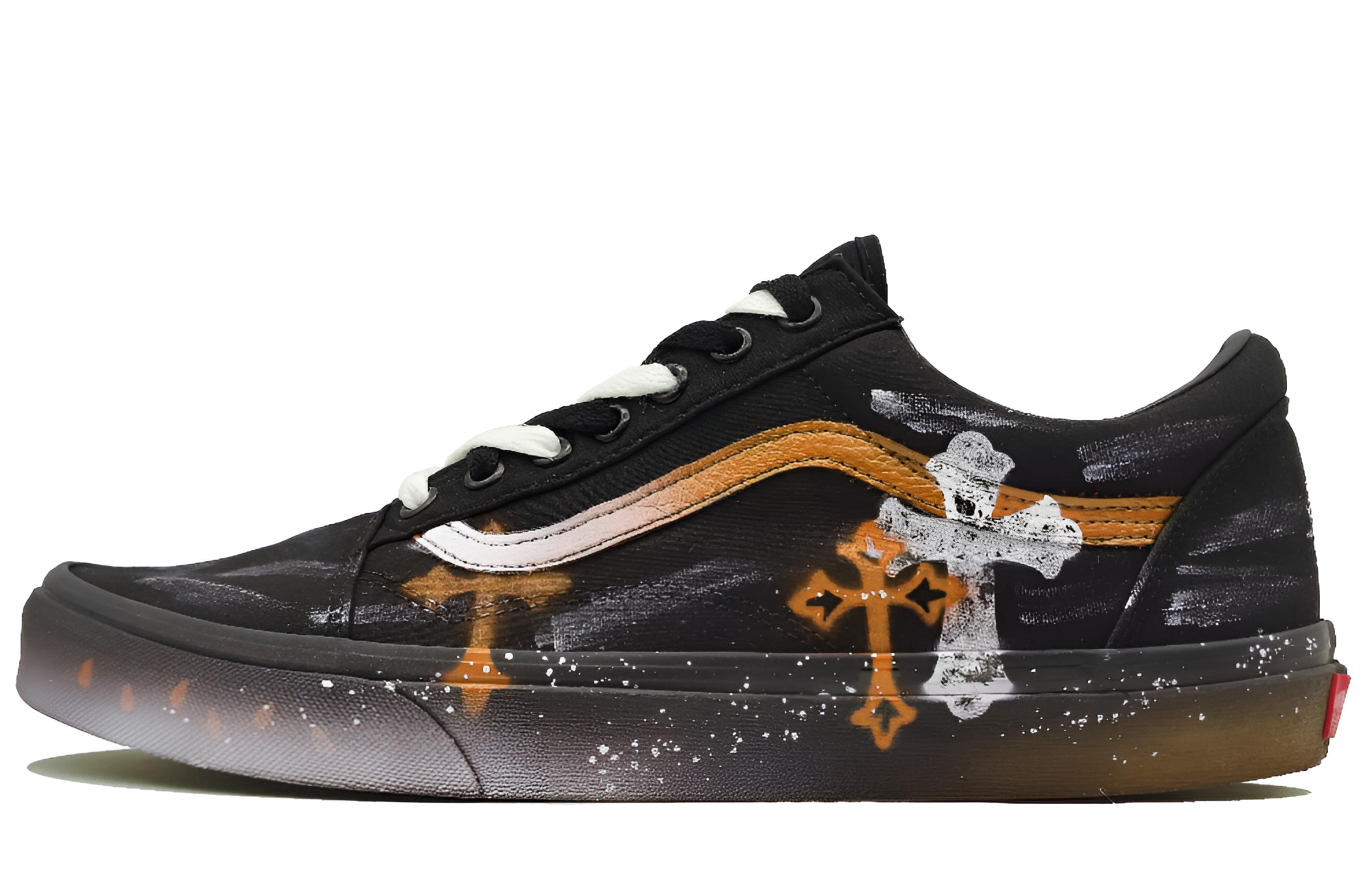 

Old Skool Low top Skateboard Shoes Unisex Hot Orange Vans, hot оранжевый shopping bag