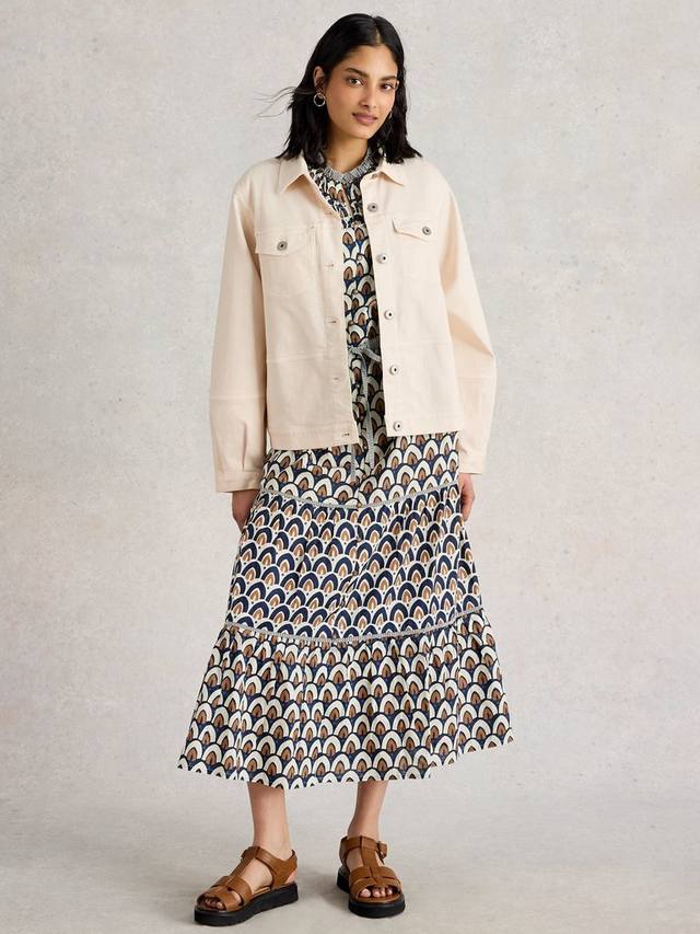 

Джинсовая куртка Camille из органического хлопка White Stuff, Natural