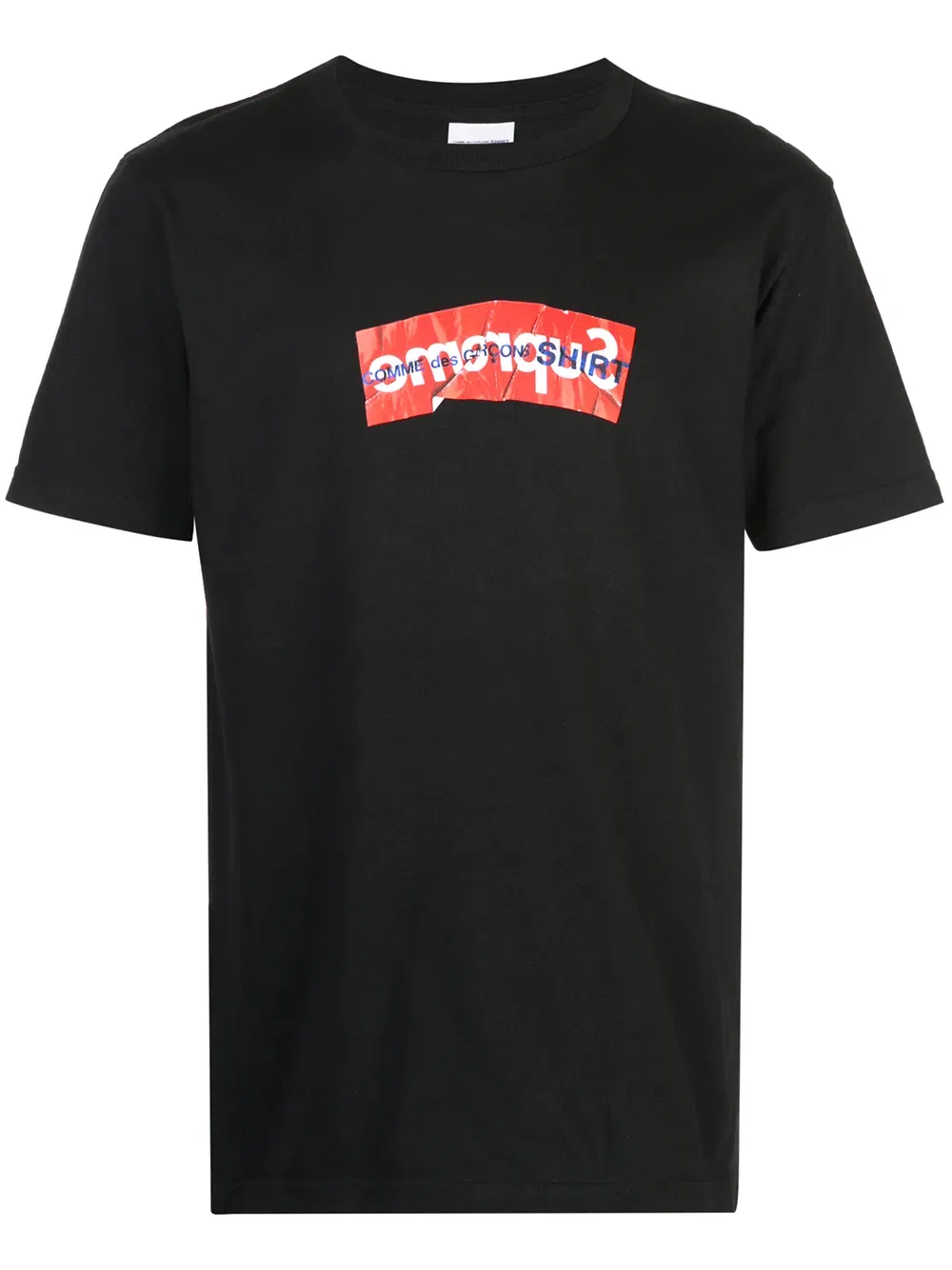 Футболка с логотипом Supreme x CDG, черный