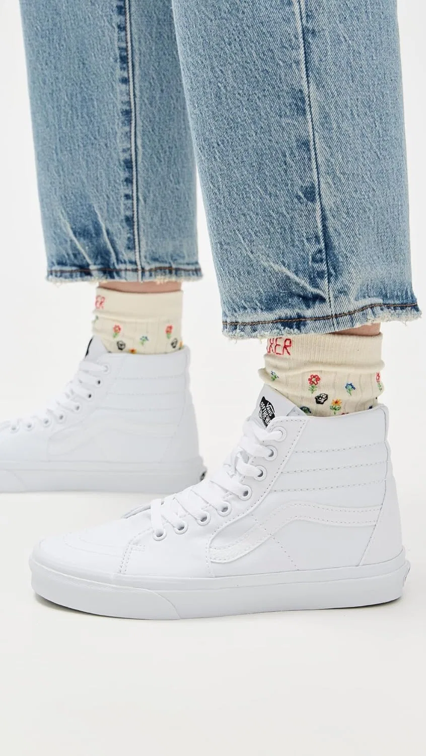 Кроссовки высокие Vans, True White — фото 2
