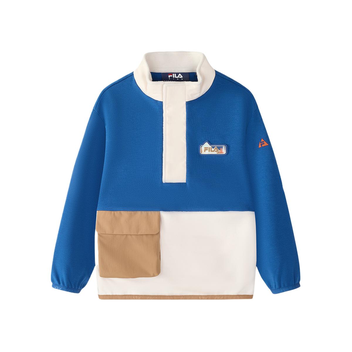 

Свитшот Baby's Breath Blue для детей 3-7 лет FILA KIDS, синий