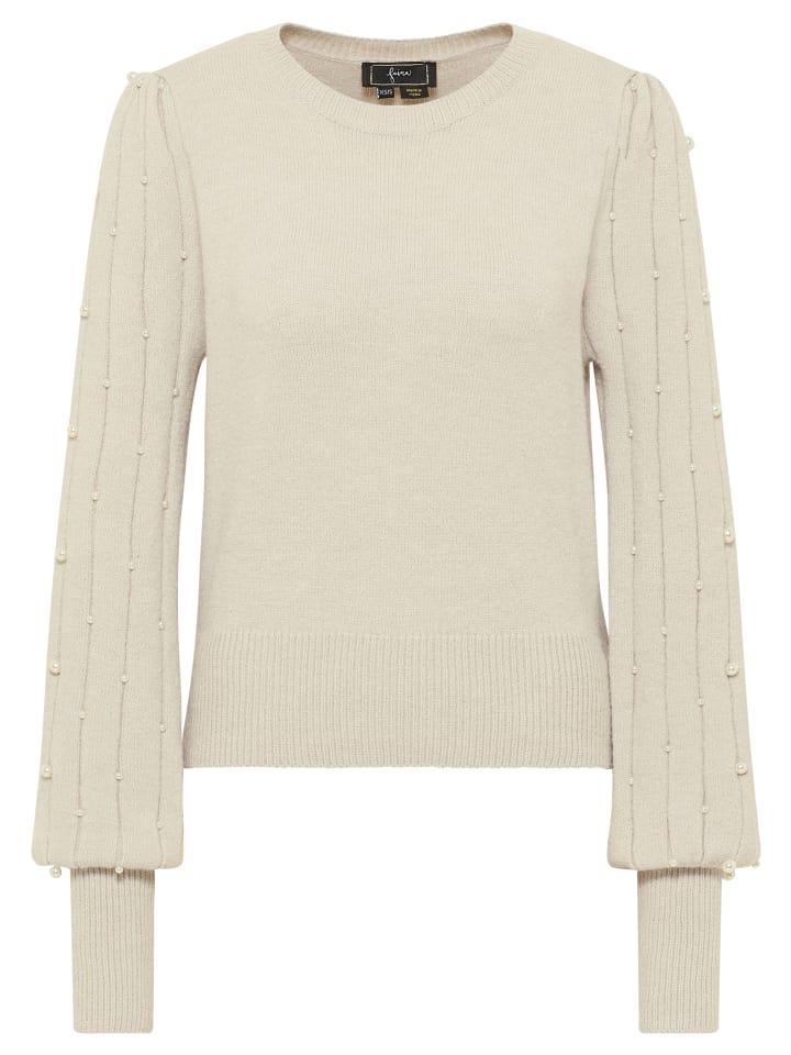 

Женский светло-серый вязаный свитер faina