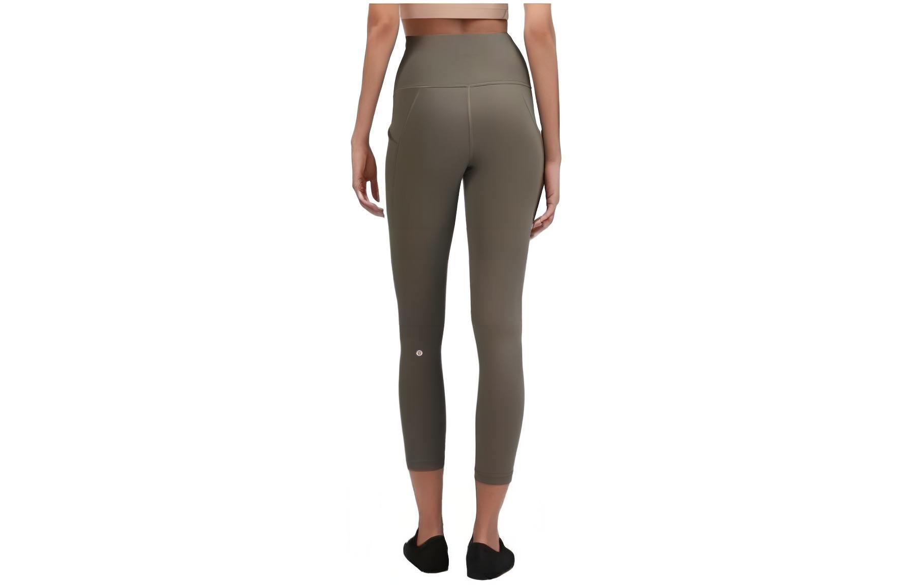 

Укороченные спортивные леггинсы Wunder Train Lululemon, sage зеленый