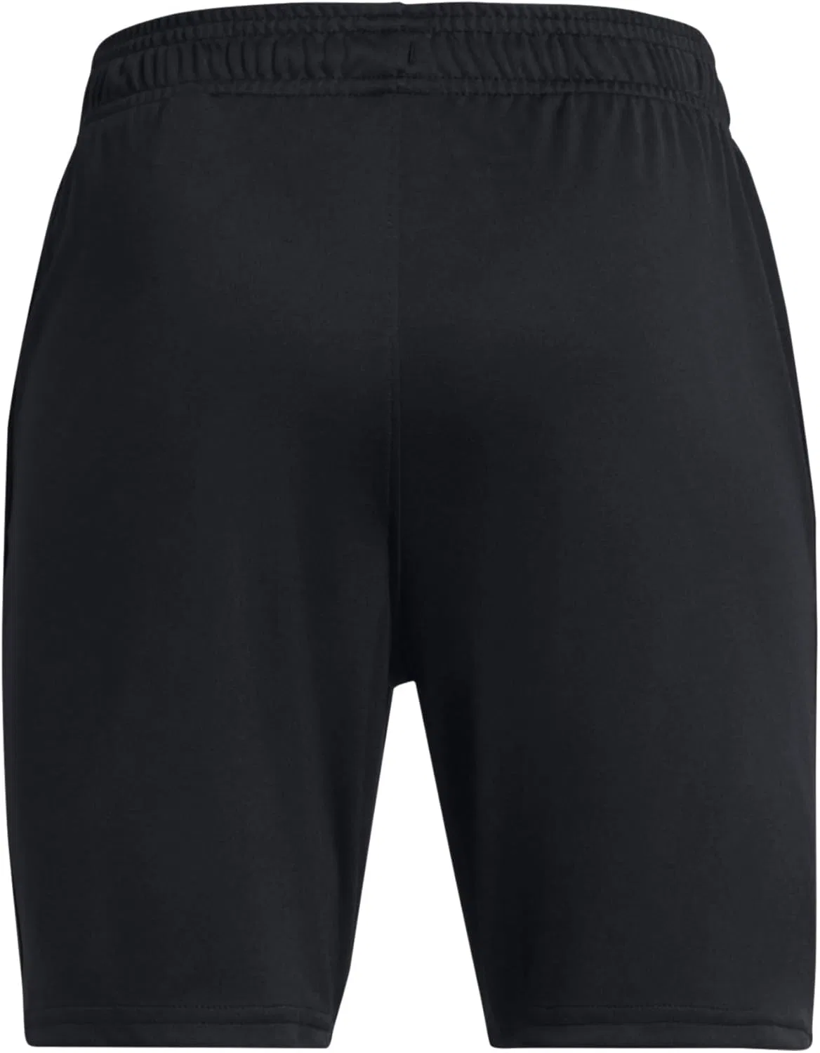 Детские шорты Under Armour с логотипом Tech Wordmark, (001) Black//High-Vis Yellow — фото 2