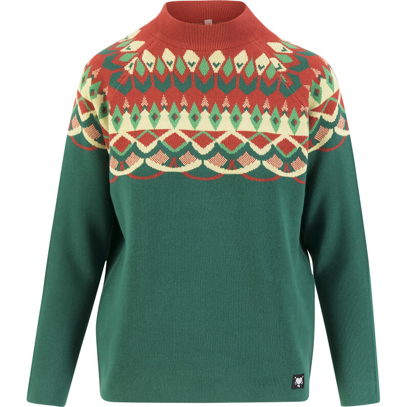 

Женский свитер с теплым сердцем для холодного дня Blutsgeschwister, зеленый