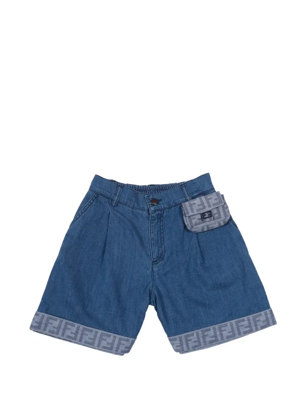 Шорты Fendi для детей Fendi Kids, синий