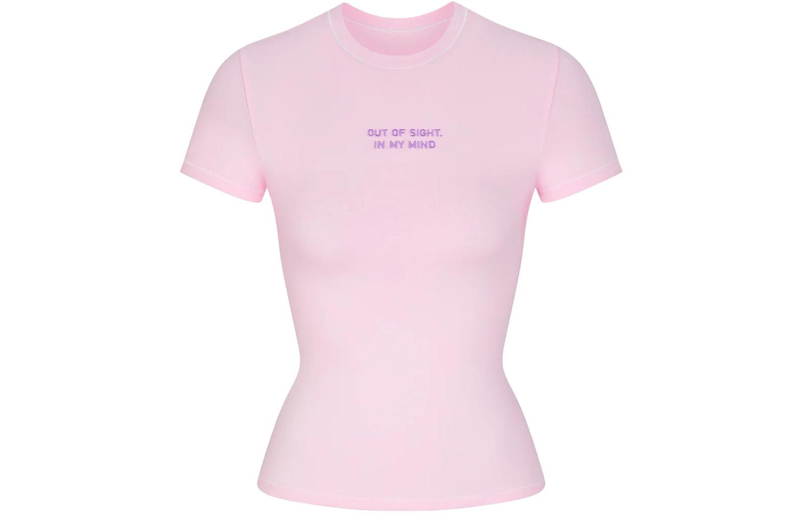 

Skims Футболка из коллекции ко Дню святого Валентина для женщин BABY PINK/Светло-розовая, Розовый, Skims Футболка из коллекции ко Дню святого Валентина для женщин BABY PINK/Светло-розовая