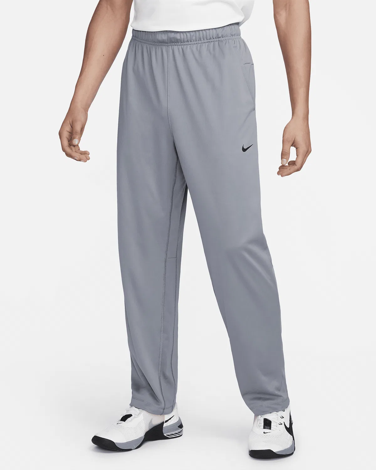 Мужские спортивные штаны Nike Totality Dri-FIT Open Hem Versatile, Smoke Grey/Black