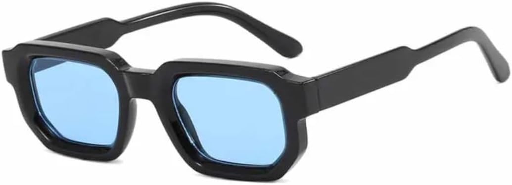 

Солнцезащитные очки с защитой UV400 | Маленькая оправа, линзы конфетного цвета | Для женщин и мужчин, для занятий спортом на открытом воздухе и вождения DSVIGF, Black Blue