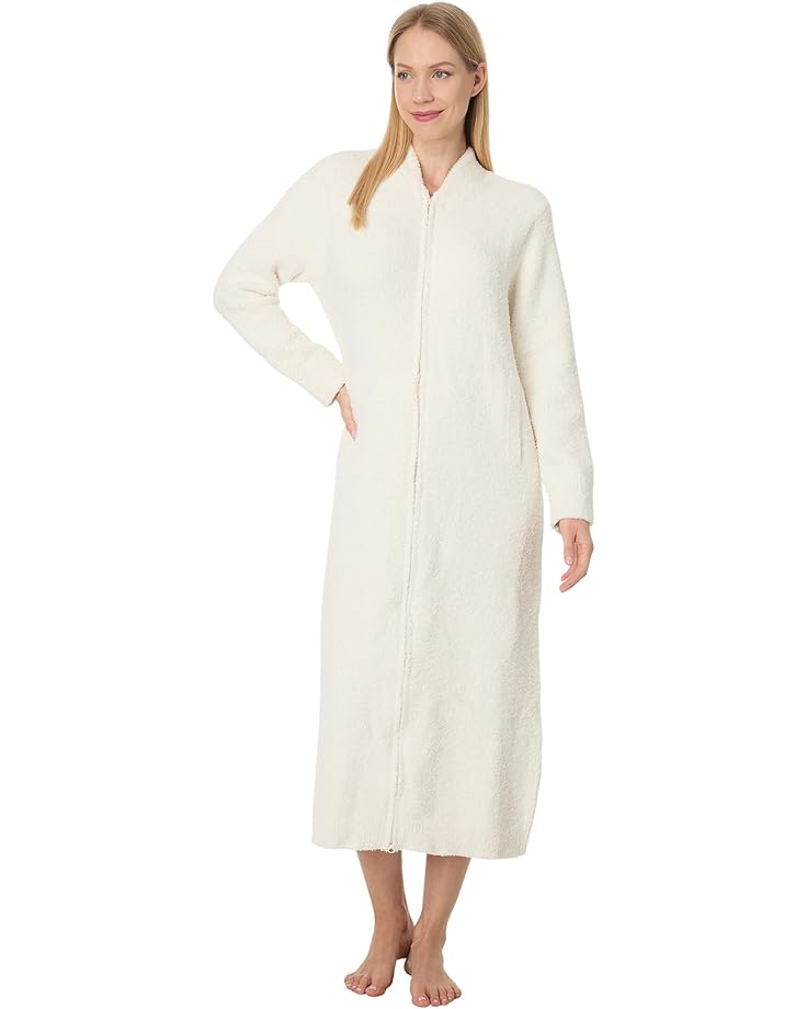 

Женский халат для отдыха Barefoot Dreams Cozychic Full Zip V-Neck, Cream