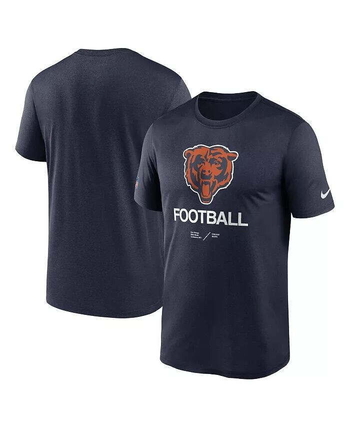 

Футболка мужская темно-синяя Chicago Bears с инфографикой Nike