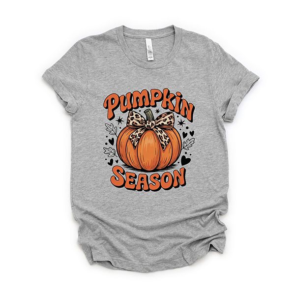 

Футболка с принтом Coquette pumpkin season leopard Simply Sage Market, Heather Grey, Серый, Футболка с принтом Coquette pumpkin season leopard Simply Sage Market, Heather Grey