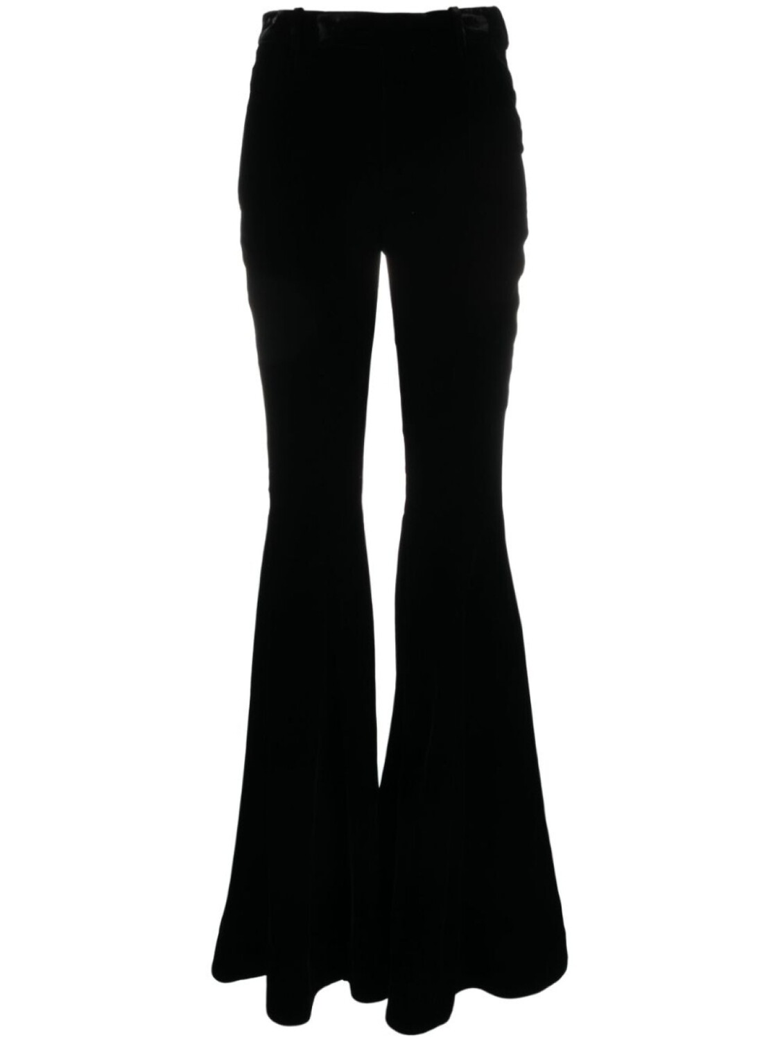 

Saint Laurent расклешенные брюки с завышенной талией, черный
