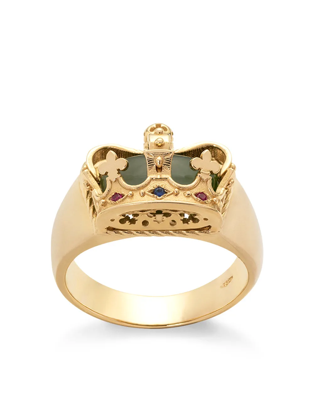 

Кольцо из желтого золота с сапфирами и рубинами DOLCE & GABBANA, золотой