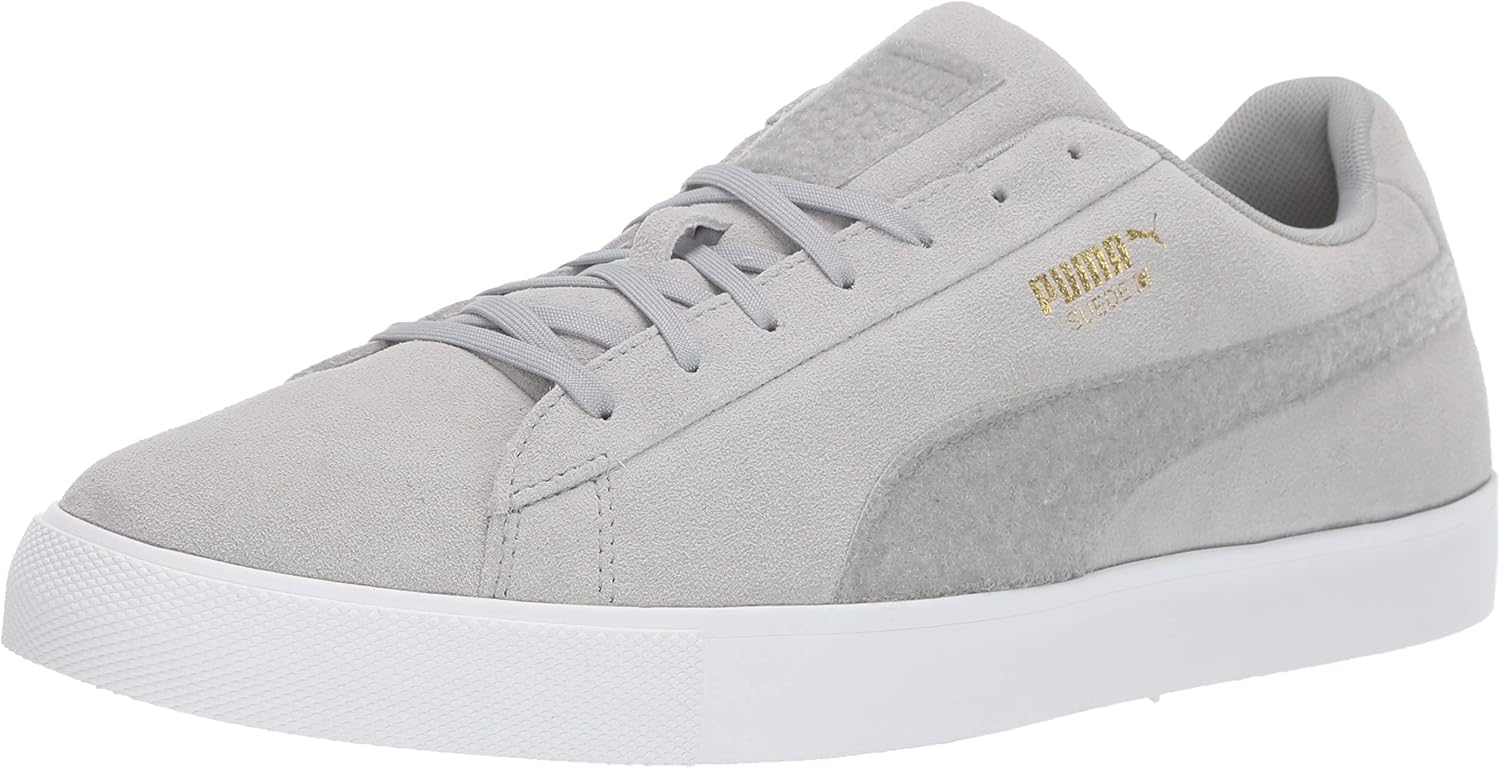 

Мужские гольф-кроссовки Puma с замшей и логотипом G, Quarry-quarry