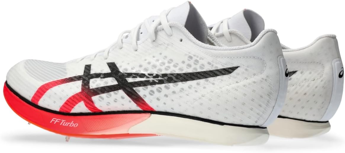 Кроссовки для легкой атлетики ASICS Unisex METASPEED MD, белый/черный — фото 3