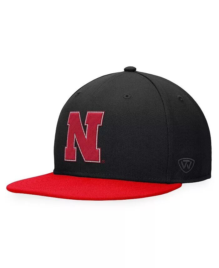

Черная мужская приталенная шляпа Nebraska Huskers Top Of The World, черный