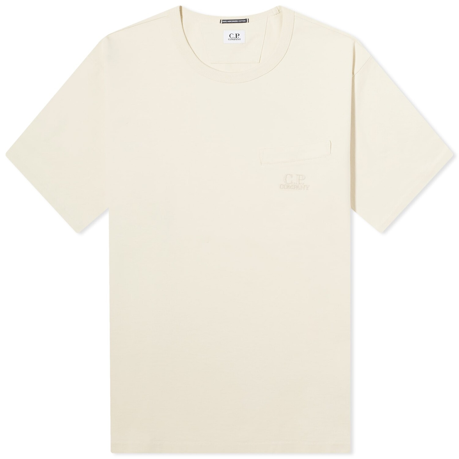 

Футболка C.P. Company 30/2 Mercerized Jersey Twisted Pocket T-Shirt, цвет Pistachio Shell