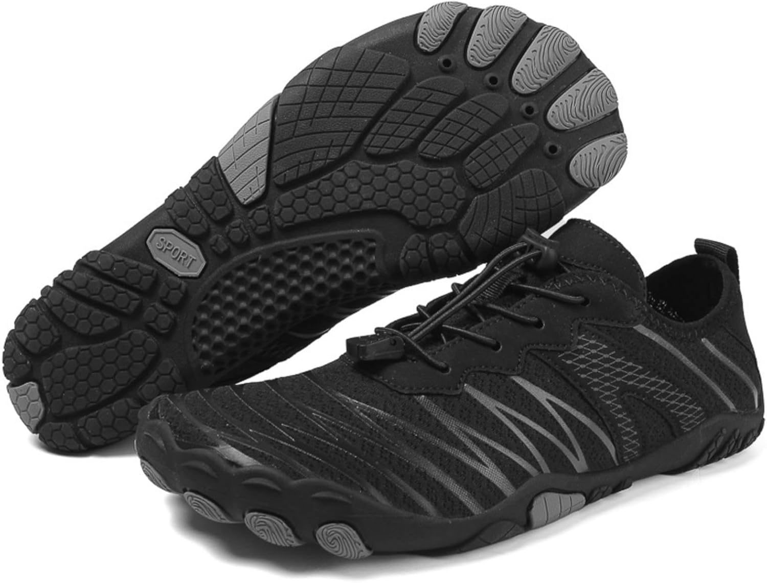 

Кроссовки Canbebig Hike Barefoot для женщин и мужчин, черный