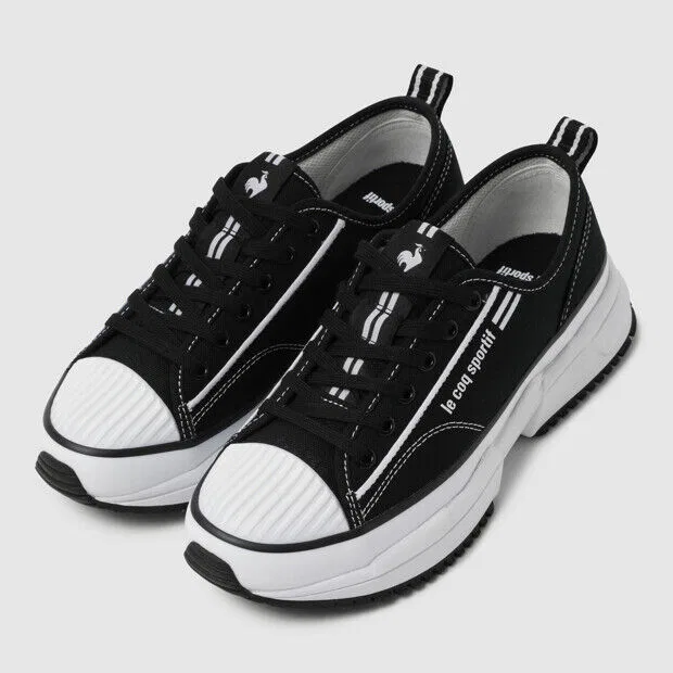 Мужские низкие кеды Le Coq Sportif Jv Avant Sunday, чёрные — фото 2
