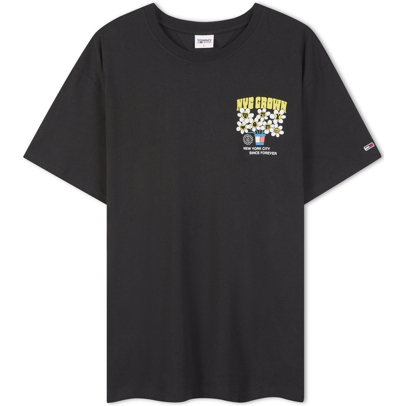 Tommy Hilfiger Футболка с коротким рукавом мужская black — фото 3