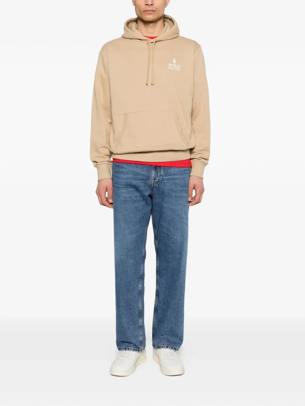 Толстовка с капюшоном на шнуровке Polo Ralph Lauren, нейтральный — фото 2