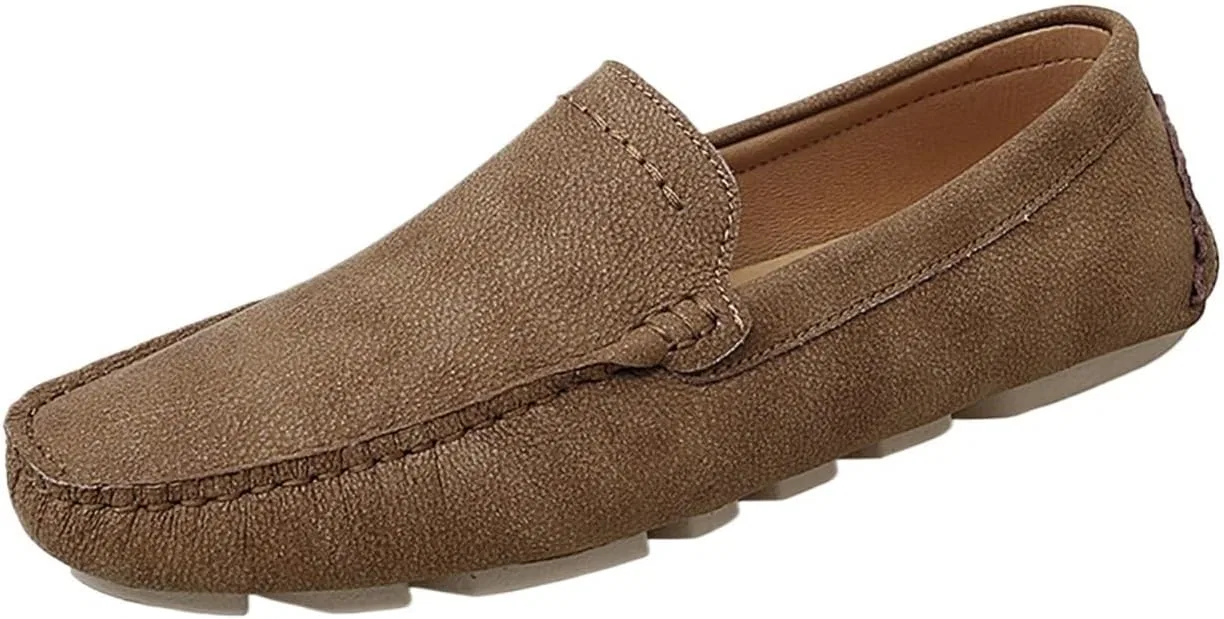 Мокасины кожаные Loafers коричневый DHFIRUFSHLO