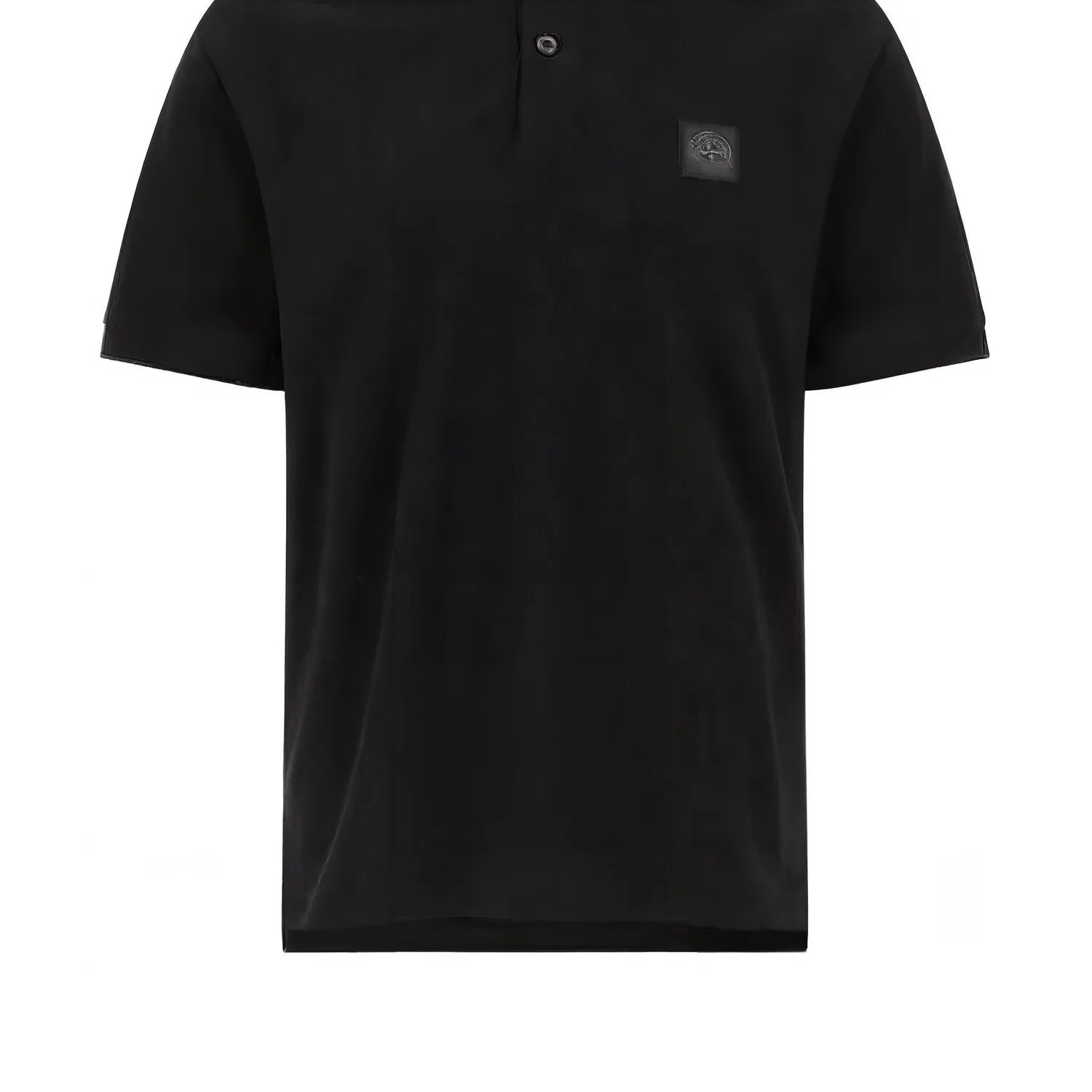 Поло с коротким рукавом и патчем с логотипом STONE ISLAND, Black — фото 4