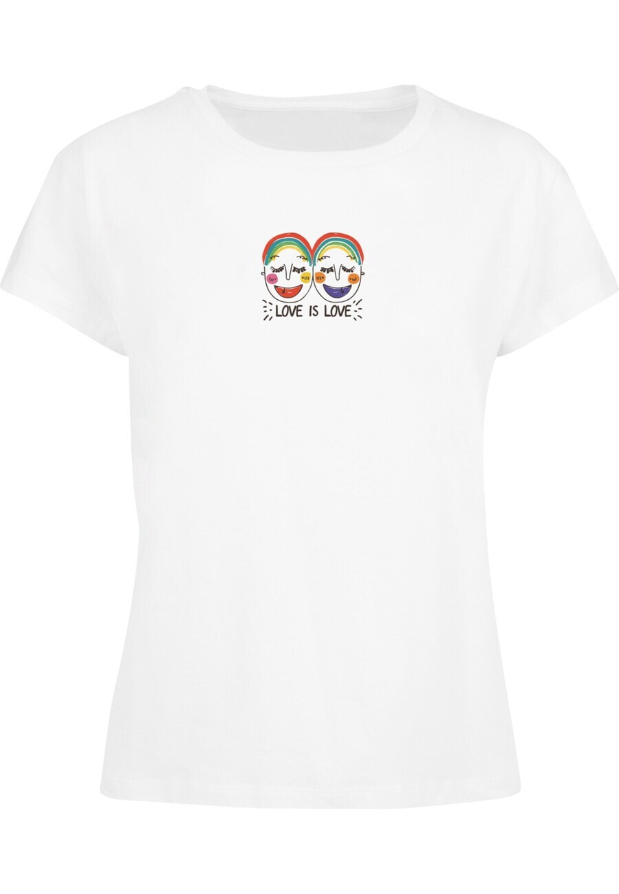 

Футболка Merchcode Shirt Love Figures, белый