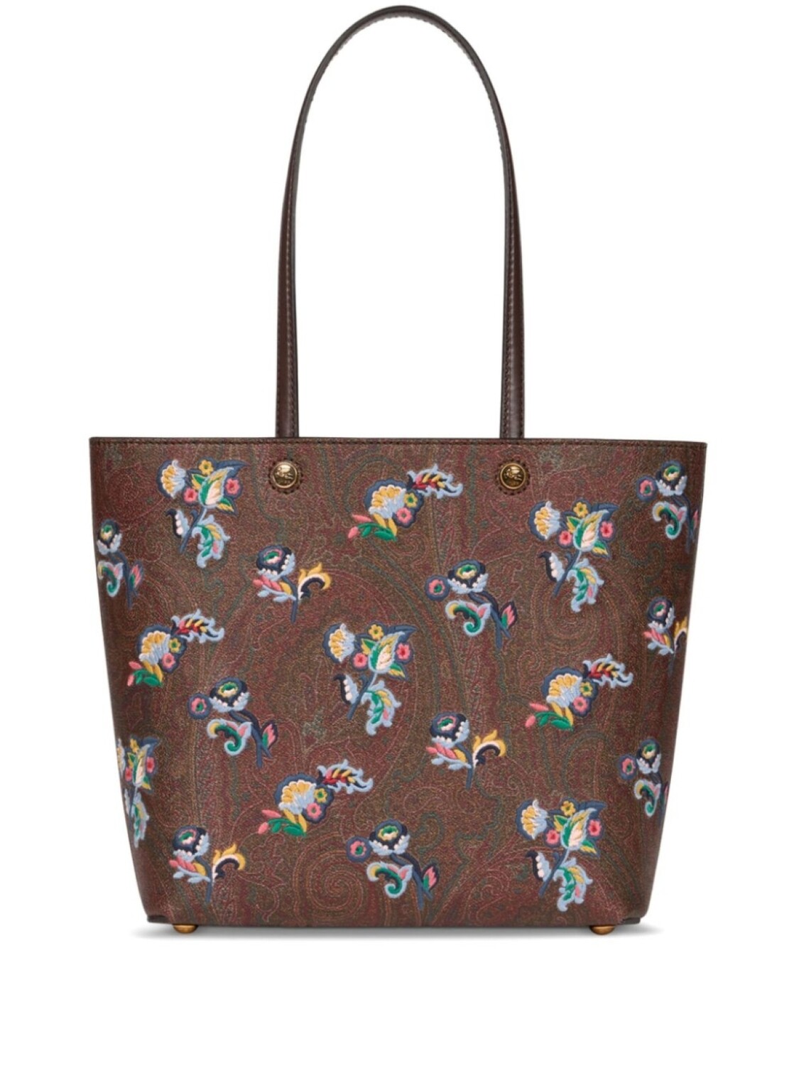 

Маленькая сумка-тоут Essential ETRO, коричневый