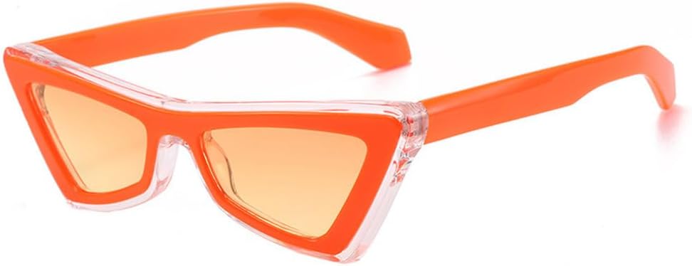 

Ретро-солнцезащитные очки «кошачий глаз» для женщин, защита от ультрафиолета UV400, леопардовый градиент, модные мужские солнцезащитные очки класса люкс TYUVIVO, Orange