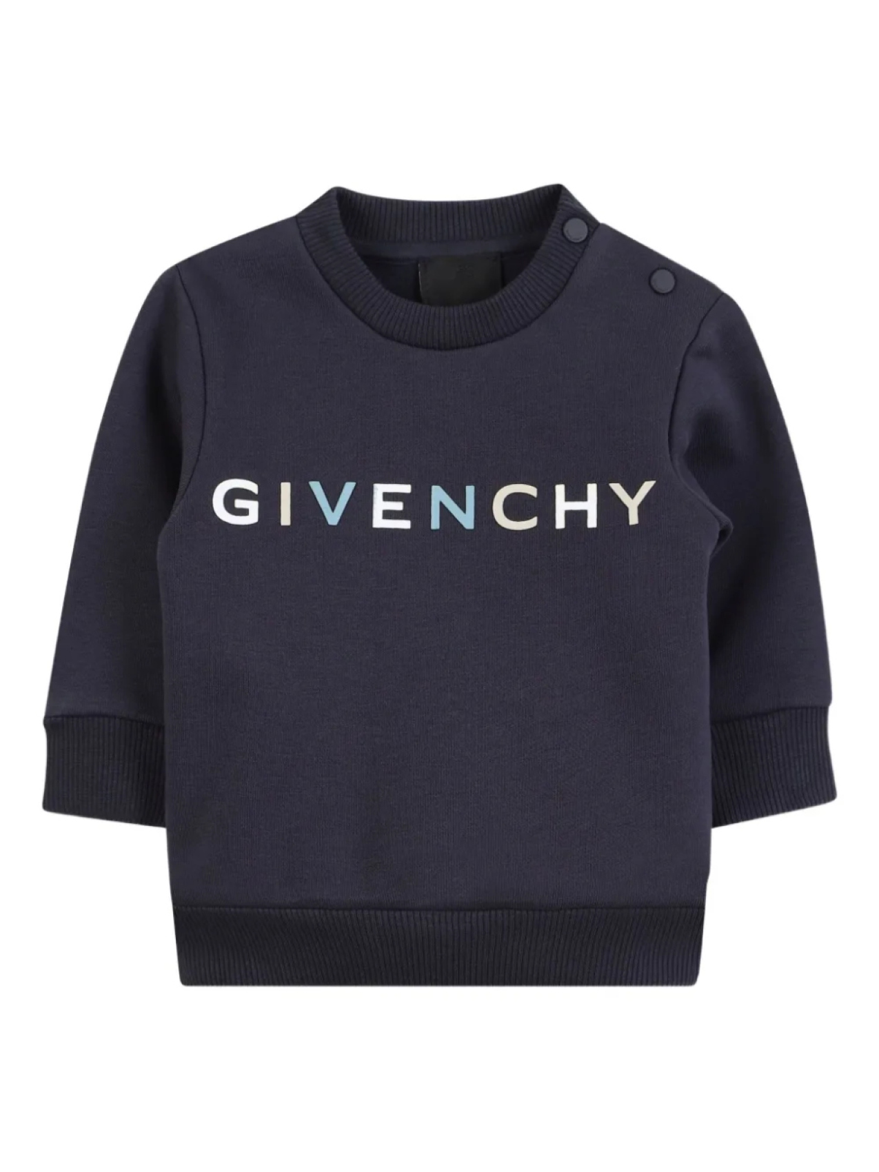 

Givenchy Kids толстовка с логотипом, синий