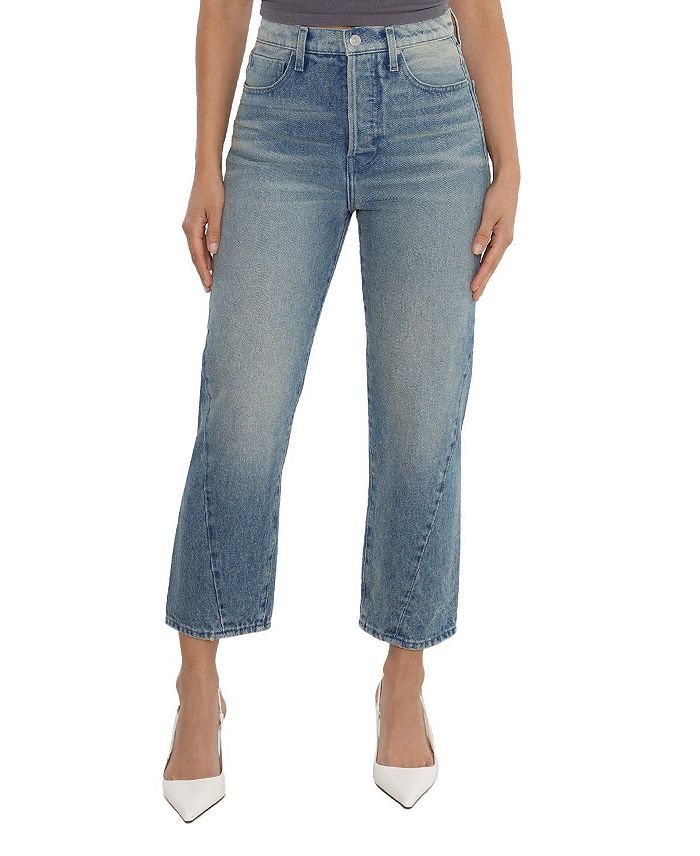 

Gail Mini Barrel Jeans в денимовой стирке Rudes Denim, синий