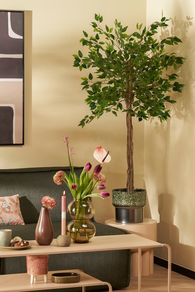 

Фикус искусственное растение Mica Decorations, зеленый