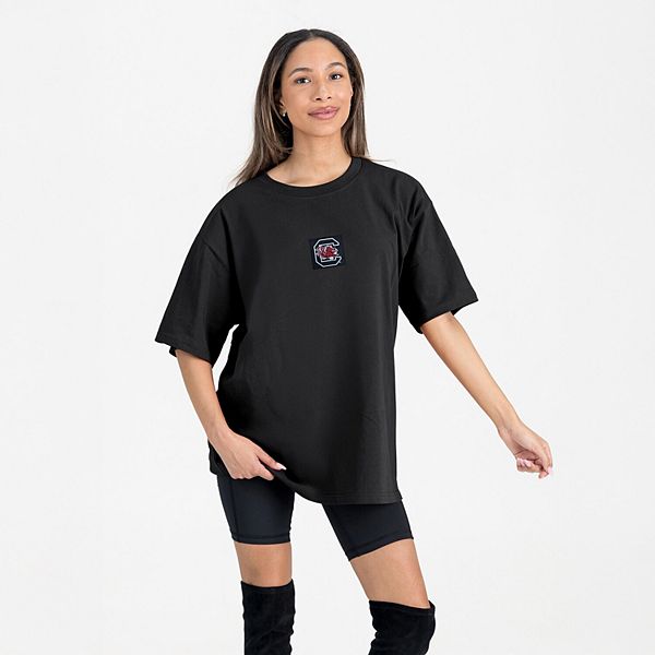 

Женская черная футболка South Carolina Gamecocks oversized back at ya Gameday Couture