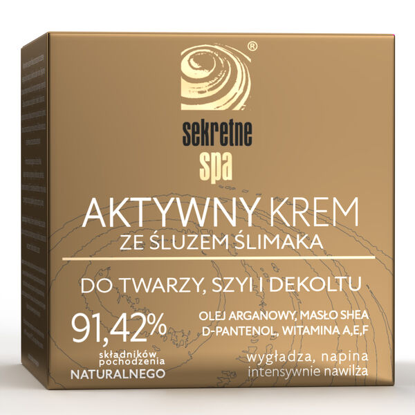 Крем для лица Sekretnespa — Активный с улиточной слизью для лица, шеи и декольте, 50 мл — фото 3