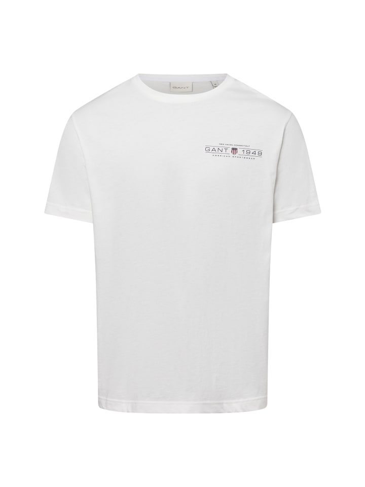 

Футболка Gant, экрю