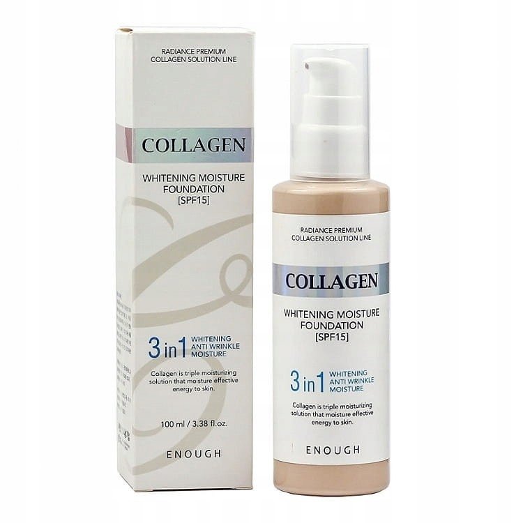

Тональная основа Enough Collagen 3in1, оттенок 23, 100 мл Inna marka