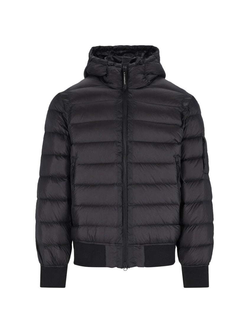 

Пуховик Logo - синий CP COMPANY