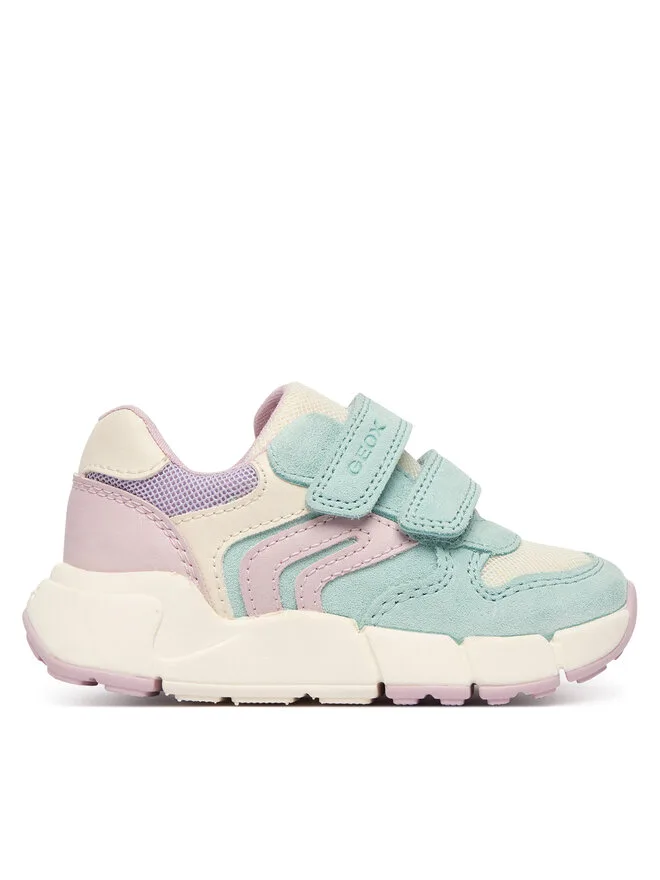 Geox Кроссовки B Flexyper Mini Girl B656NA 01422 C3BE8 M бирюзовые