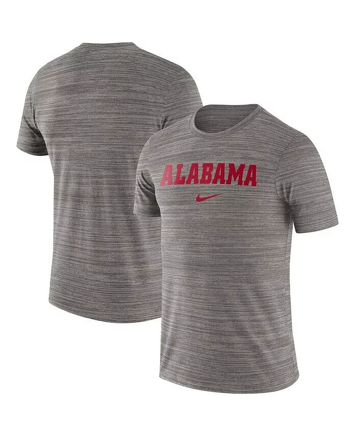 

Мужская серая футболка Alabama Crimson Tide Velocity Performance Nike