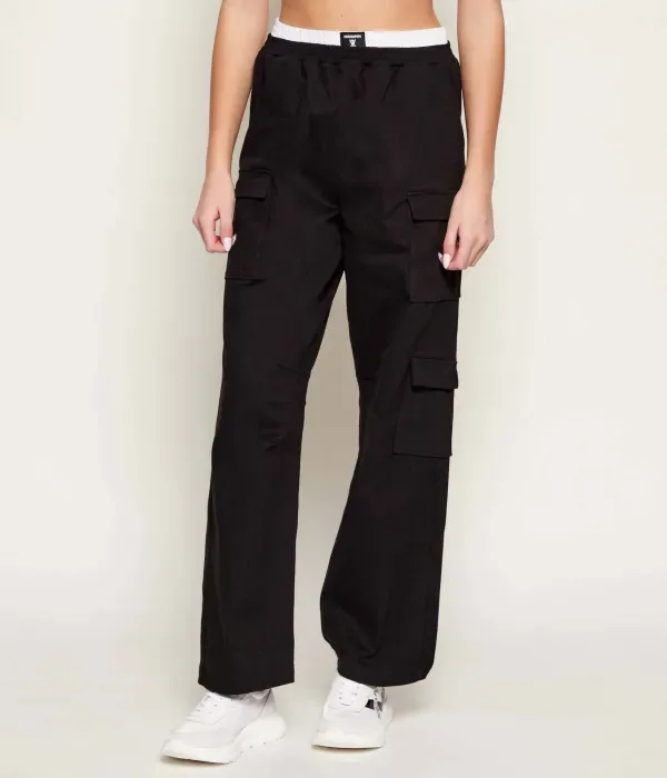 Брюки-Карго relaxed fit Patrizia Pepe, черный