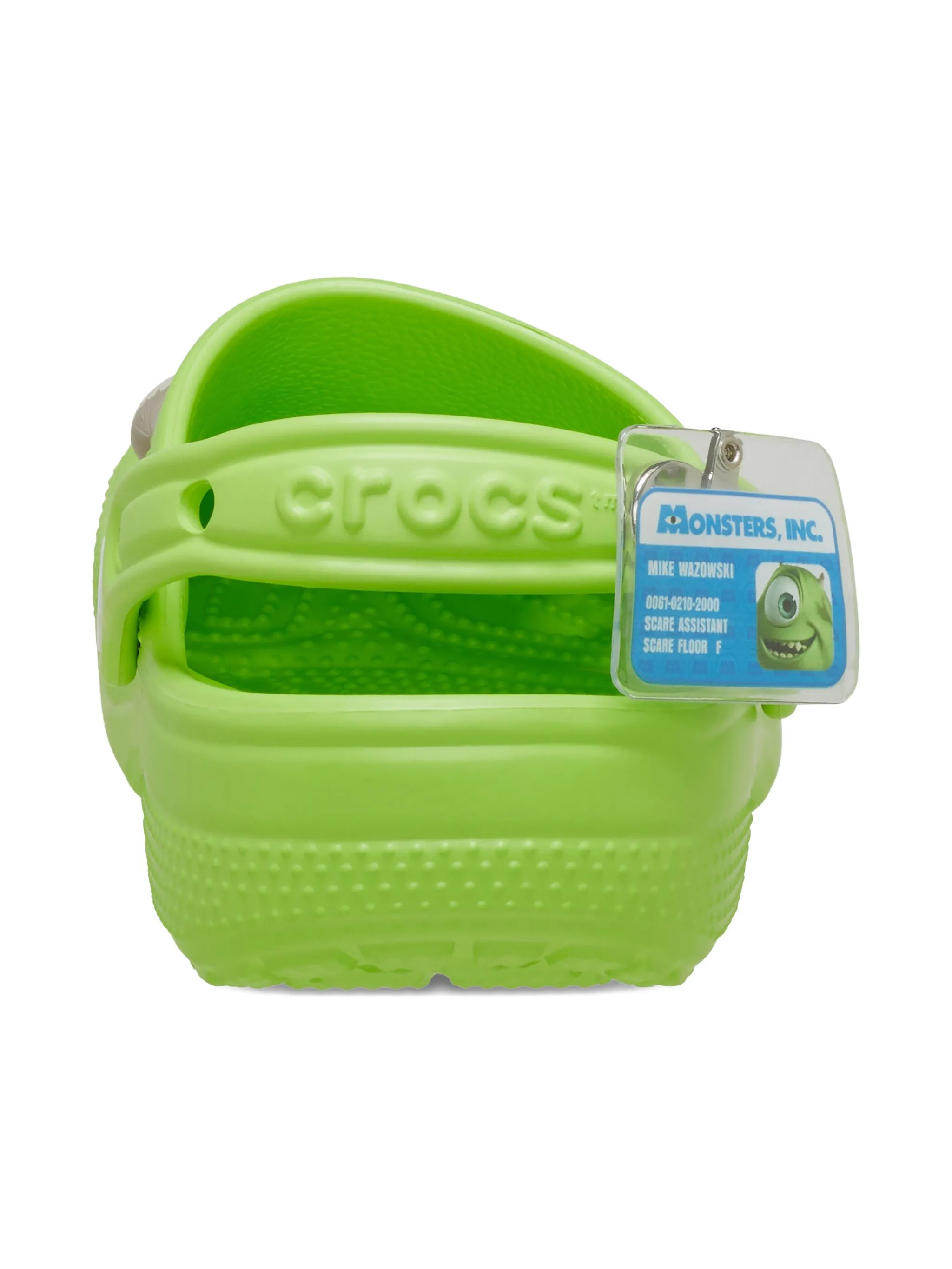 Клоги Mike из коллаборации с Monsters Inc Crocs Kids, зеленый — фото 2