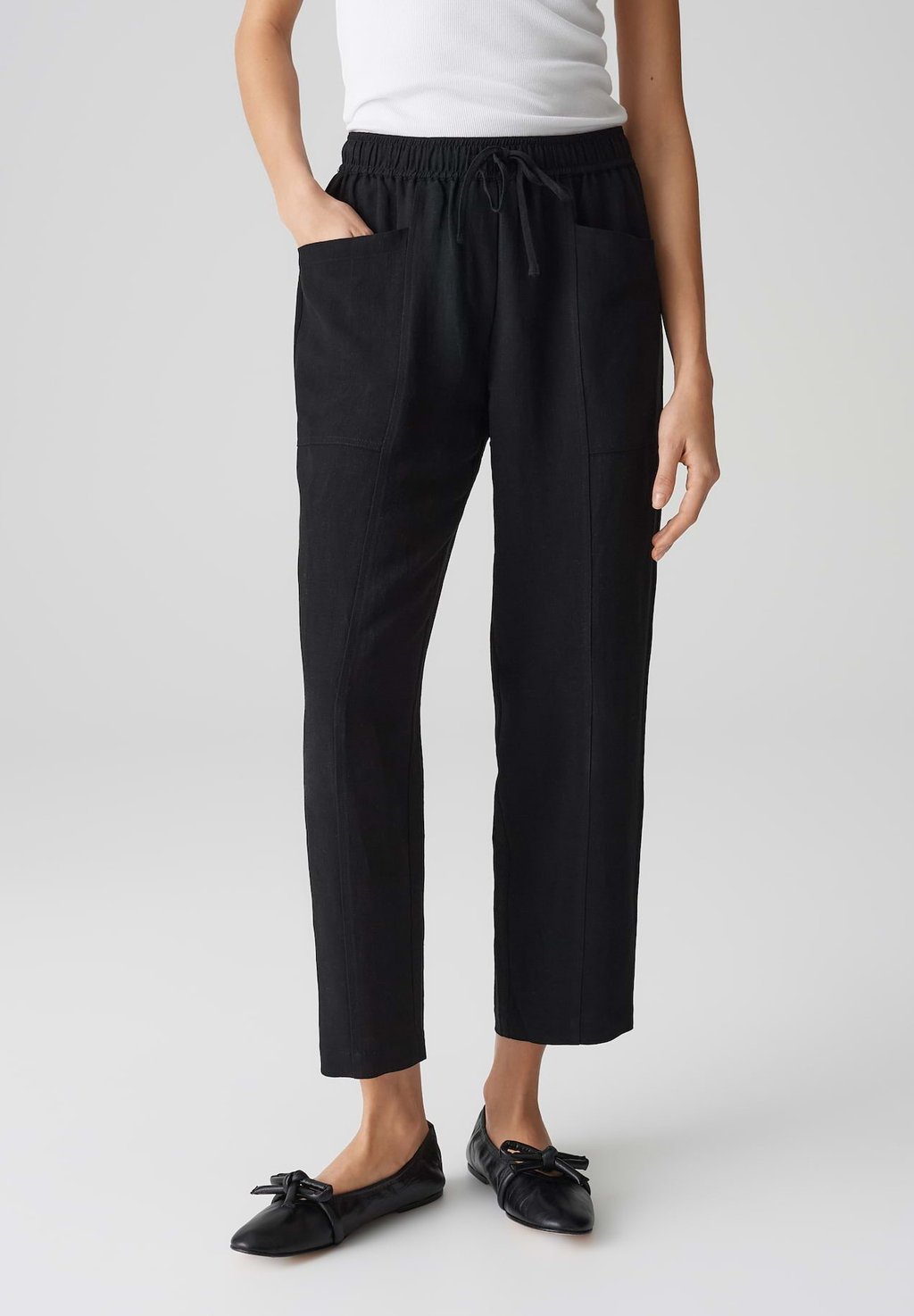 

Брюки MID RISE RELAXED FIT OPUS, черный