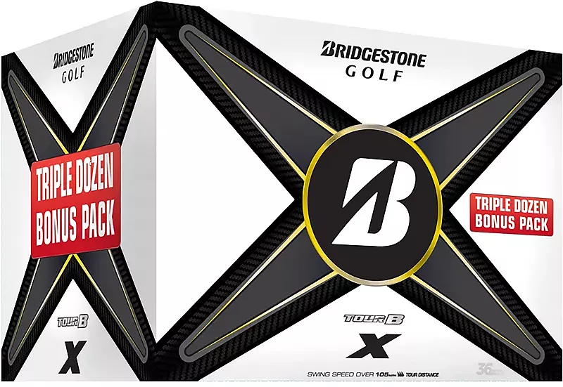 

Мячи для гольфа Bridgestone Tour B X 2024 — 3 дюжины, белый